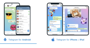 mobile app links for telegram