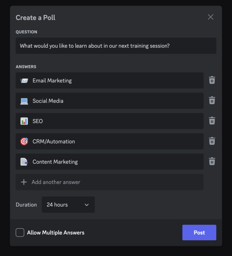 How To Use Discord Polls - LaunchPass