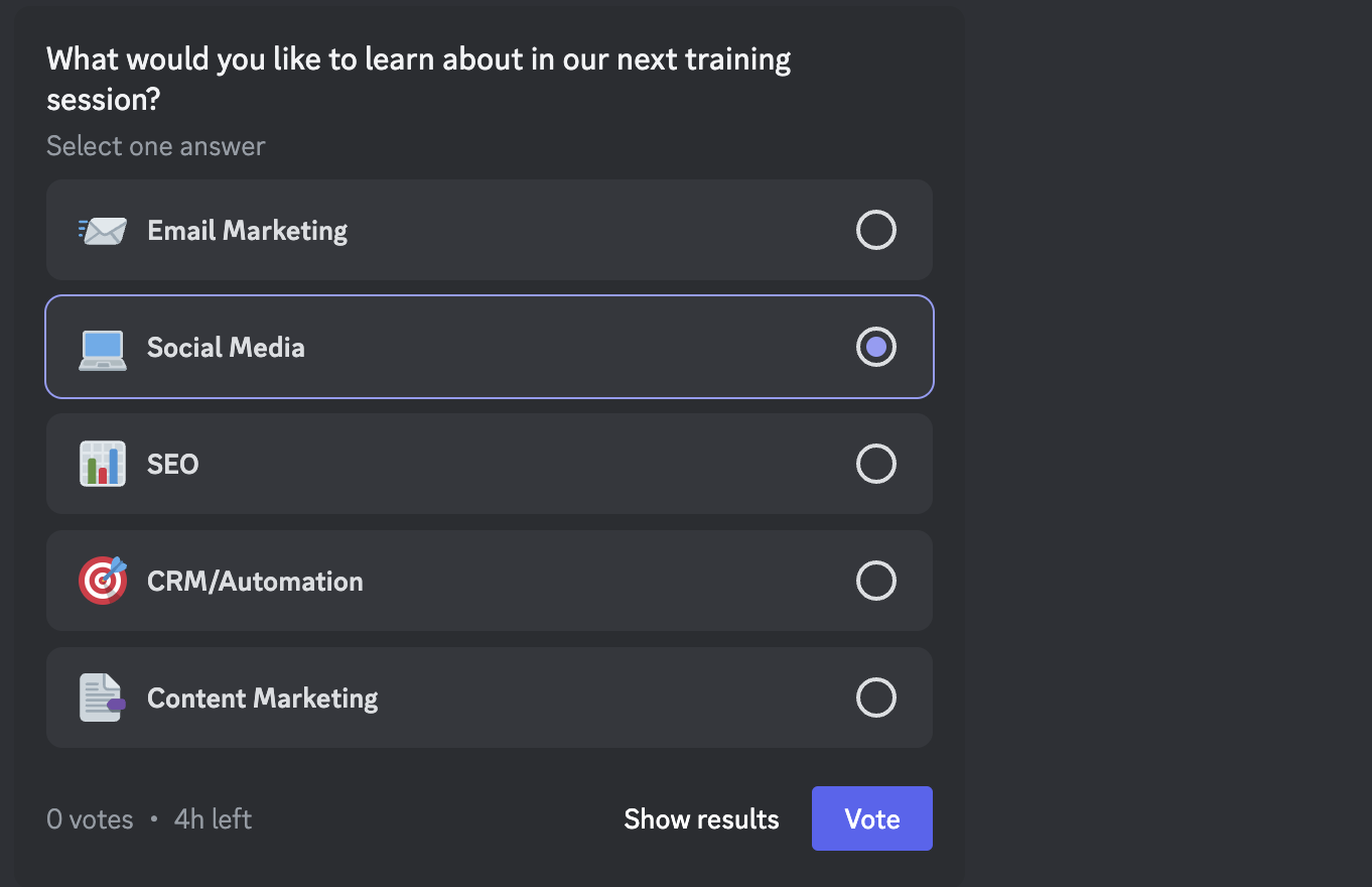 How To Use Discord Polls - LaunchPass